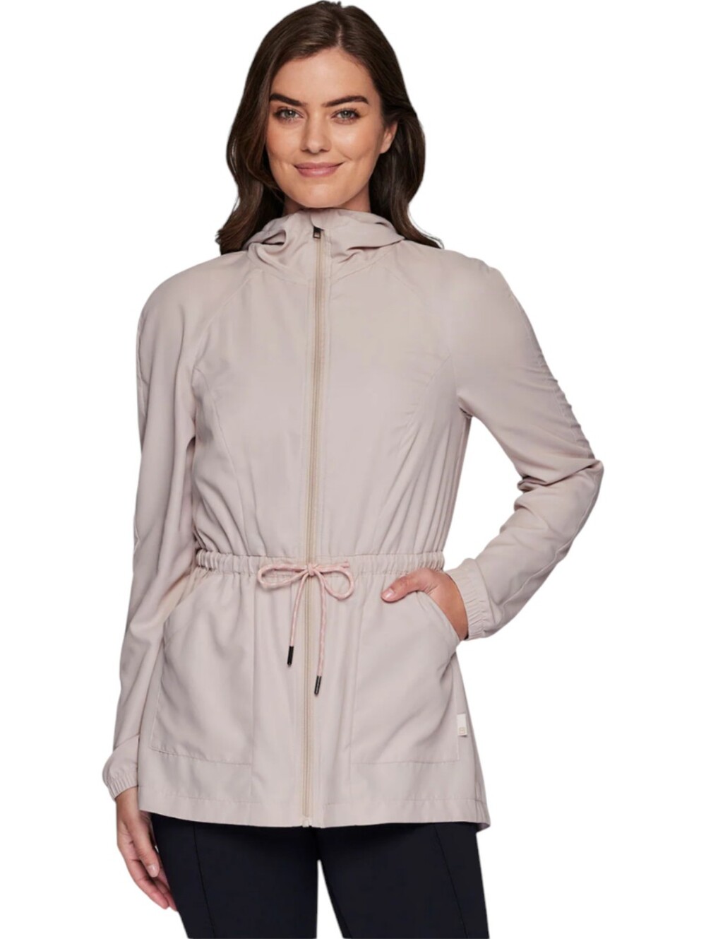 Avalanche Women's M Muse Lightweight Trench Jacket Light Beige - Picture 4 of 15